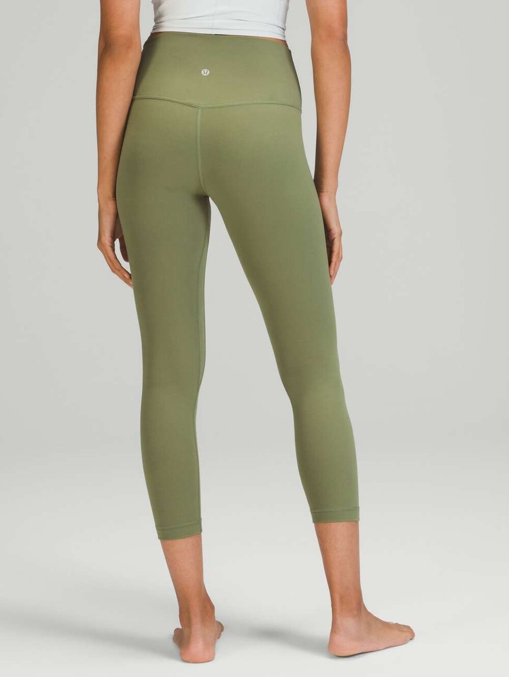 Lululemon Align Crop High-Rise Leggings 23" In Green Twill Size 8 New With Tags